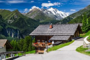 Chalet dans les Alpes du Tyrol